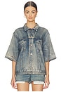 view 2 of 5 CAMISA JUNI TERRY in Illusion Tint Blue