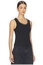 view 2 of 5 Lucy Tank Top in Black