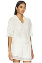 view 2 of 4 Elma Crochet Top in Mallow White