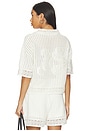 view 3 of 4 Elma Crochet Top in Mallow White