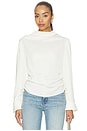 view 2 of 4 Leslie Top in Antique White