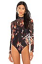 view 2 of 5 Flames Elia Bodysuit in Black