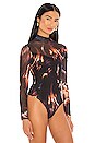 view 3 of 5 Flames Elia Bodysuit in Black