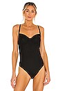 view 2 of 6 Yuni Rib Bodysuit in Black