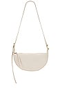 view 1 of 4 Half Moon Crossbody in White