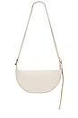 view 2 of 4 Half Moon Crossbody in White
