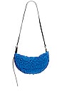 view 1 of 4 Half Moon Shearling Xbody Bag in Sully Blue