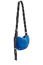 view 3 of 4 Half Moon Shearling Xbody Bag in Sully Blue