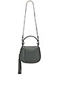 view 5 of 5 Mori Leather Crossbody Bag in Light Slate Blue