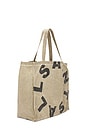view 3 of 4 Large Tierra Tote Bag in Taupe & Jet Black