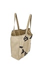 view 4 of 4 Large Tierra Tote Bag in Taupe & Jet Black