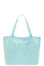 view 2 of 4 Underground Acid Tote in Costello Blue & White