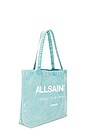 view 3 of 4 Underground Acid Tote in Costello Blue & White