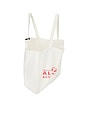 view 4 of 4 Access All Areas Tote in White & Neon Pink