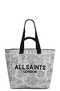 view 1 of 4 Izzy Denim Tote in Washed Grey