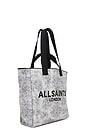 view 3 of 4 Izzy Denim Tote in Washed Grey