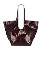 view 1 of 4 Ara Shine Tote in Dark Red
