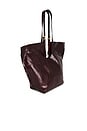 view 3 of 4 Ara Shine Tote in Dark Red