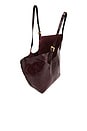 view 4 of 4 Ara Shine Tote in Dark Red