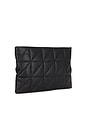 view 3 of 4 Bettina Quilt Clutch in Black
