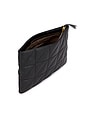 view 4 of 4 Bettina Quilt Clutch in Black