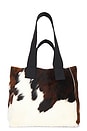 view 1 of 4 Izzy Tote Bag in Cow Print