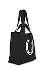 view 3 of 4 Izzy Horseshoe Tote in Black