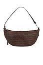 view 1 of 4 Luna Micro Paper Bag in Cognac Brown