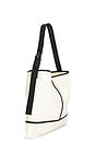 view 3 of 4 Asha Canvas Shoulder Bag in Unbleached White