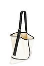 view 4 of 4 Asha Canvas Shoulder Bag in Unbleached White