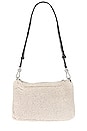 view 2 of 4 Eve Shearling Crossbody Bag in Cream