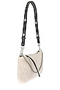 view 3 of 4 Eve Shearling Crossbody Bag in Cream