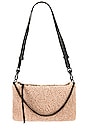 view 5 of 6 Eve Shearling Crossbody in Alabaster Pink