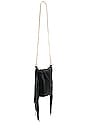 view 3 of 4 Evaline Fringe Crossbody in Black