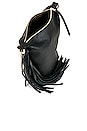 view 4 of 4 Evaline Fringe Crossbody in Black