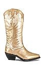 view 1 of 5 Dixie Metallic Boot in White Gold