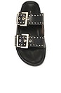 view 4 of 5 Magda Stud Sandal in Black
