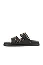 view 5 of 5 Magda Stud Sandal in Black