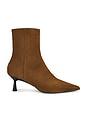 view 1 of 5 Vivian Suede Boot in Sepia Brown