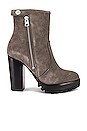 view 1 of 5 Ana Bootie in Charcoal Grey Suede