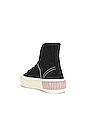 view 3 of 6 Platform Dana Sneaker in Black & Misty Pink
