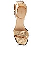 view 4 of 5 Noir Shimmer Sandal in Metallic Gold