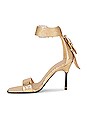 view 5 of 5 Noir Shimmer Sandal in Metallic Gold