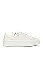 view 1 of 5 Milla Sneaker in White Leather and Suede Mix