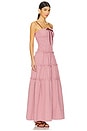 view 2 of 4 Masami Maxi Dress in Checks Burgundy