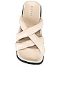 view 4 of 5 Slip On Cross Sandal in Ivory