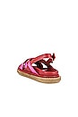 view 3 of 5 Marshmallow Scacchi Sandal in Red & Pink