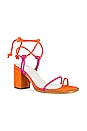 view 2 of 5 Grace Sandal in Magenta Orange