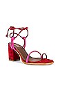 view 2 of 5 Grace Sandal in Red Magenta