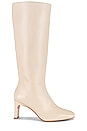 view 1 of 5 Isobel Leather Boot in Cream